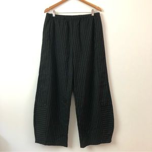 Lisa Bayne Striped Lantern Pants